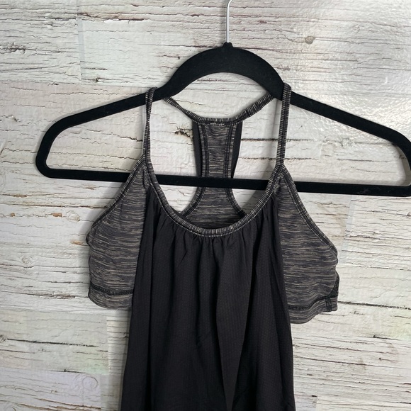 Lululemon gray black no limit tank top size 8 - Picture 3 of 9